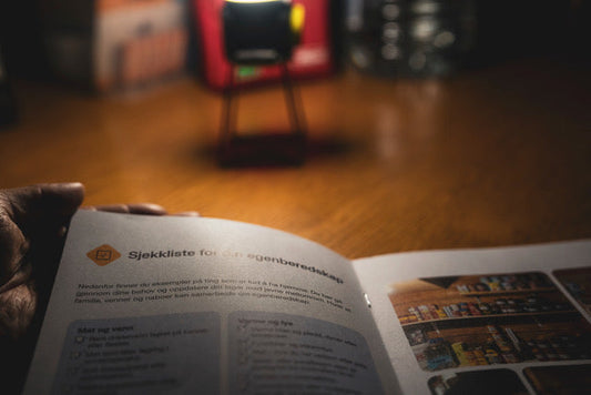 Vær forberedt - sjekkliste for egenberedskap