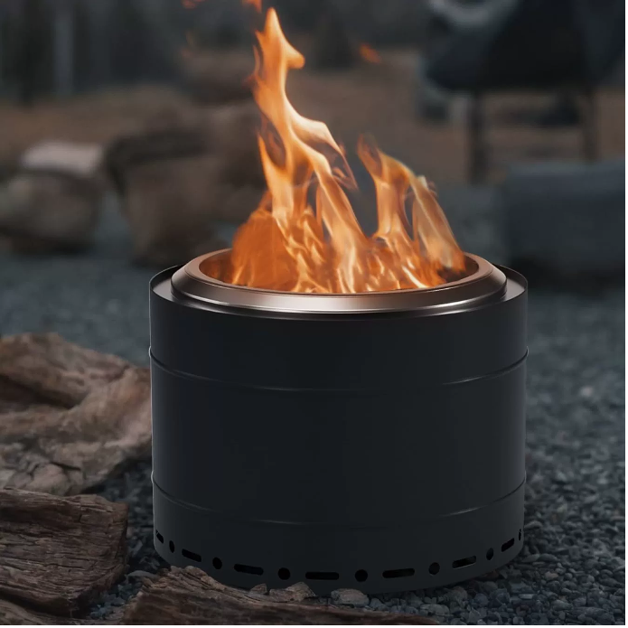 Bålpanne smokeless | Rustfritt stål | Bærbar | Lav røyk
