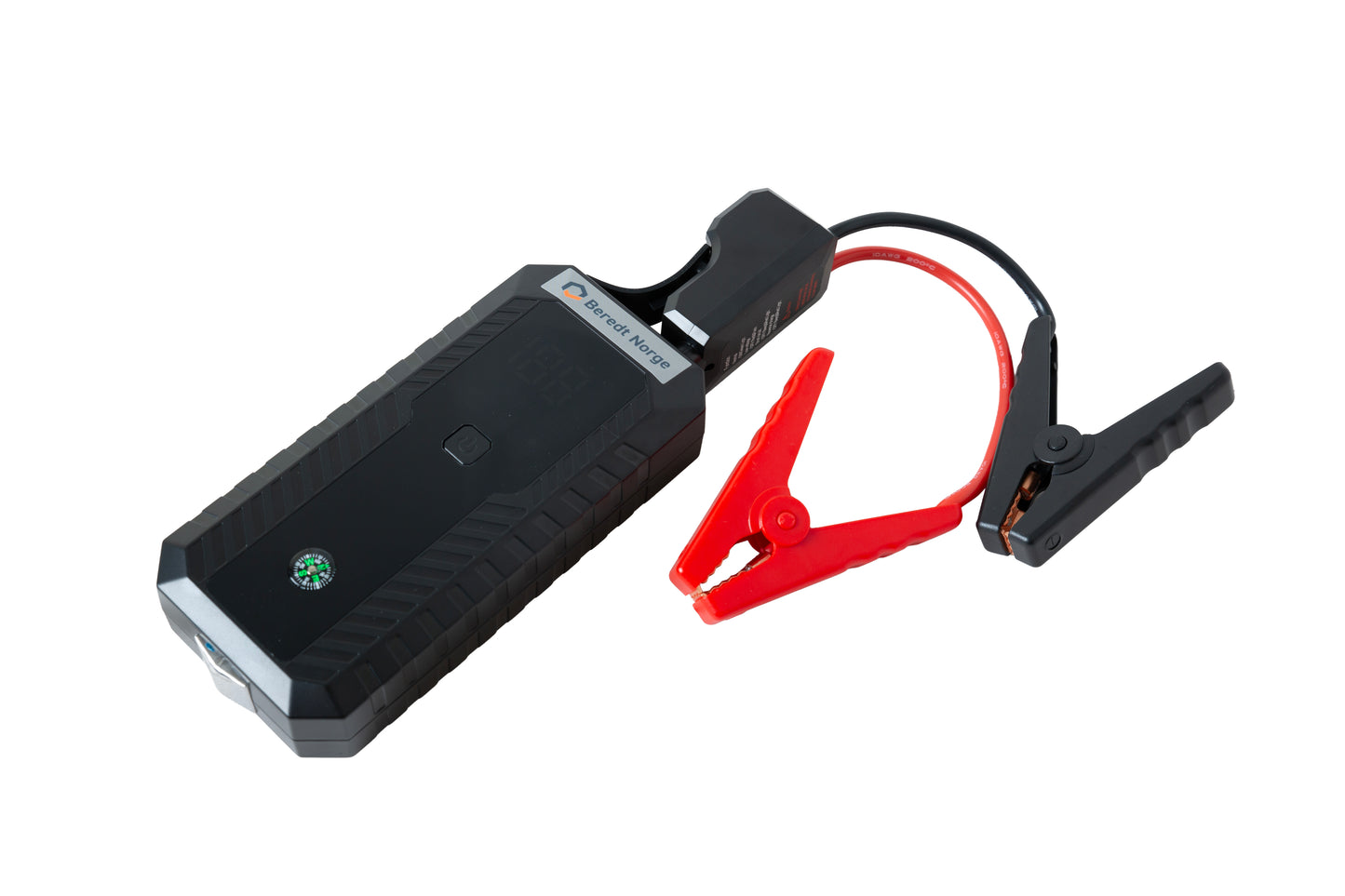 Power bank jump starter 2000A | Nødstrøm | Lommelykt | Kompakt | Vanntett