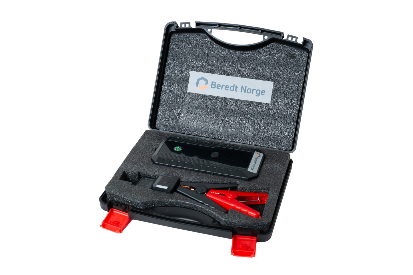 Power bank jump starter 2000A | Nødstrøm | Lommelykt | Kompakt | Vanntett