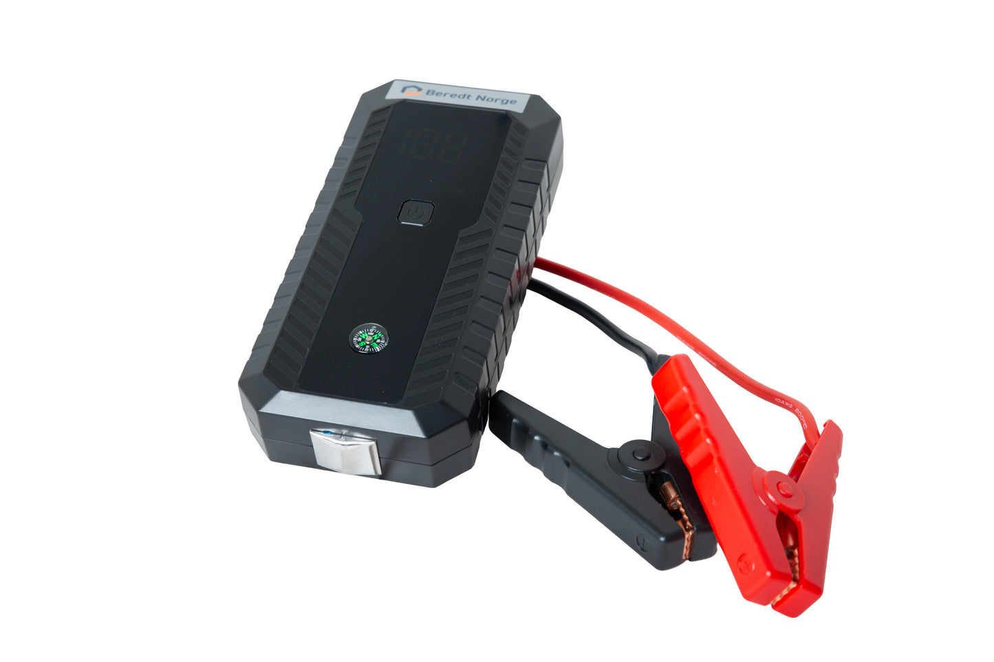 Power bank jump starter 2000A | Nødstrøm | Lommelykt | Kompakt | Vanntett