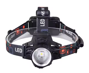Hodelykt LED 30W | Vanntett | Oppladbar | 1200 Lumen