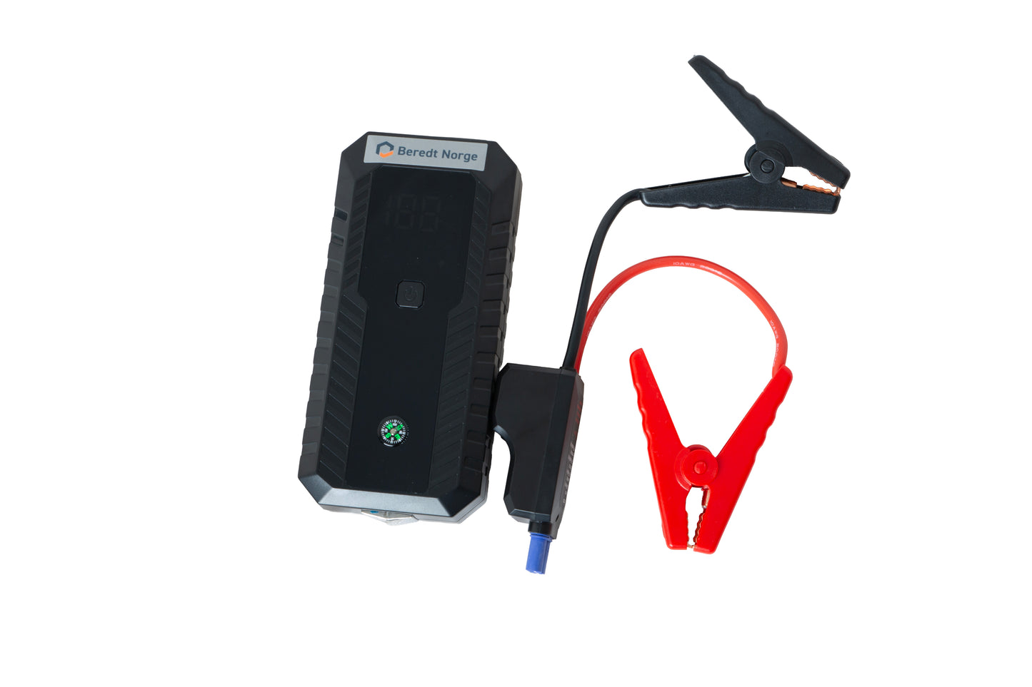 Power bank jump starter 2000A | Nødstrøm | Lommelykt | Kompakt | Vanntett
